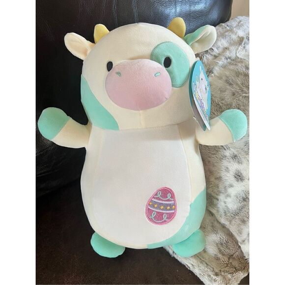 Squishmallows HugMees Belana Cow Plushie 14” - Picture 2 of 9